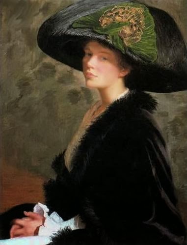 The Green Hat 1913 by Lilla Cabot Perry (1848-1933) Location TBD